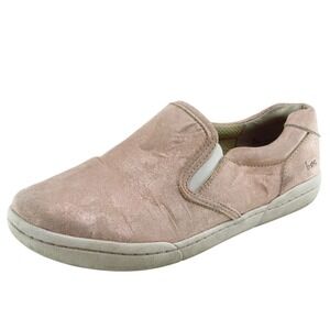 Born Concept‎ Women Sz 9 M Pink Loafer Fabric Shoes